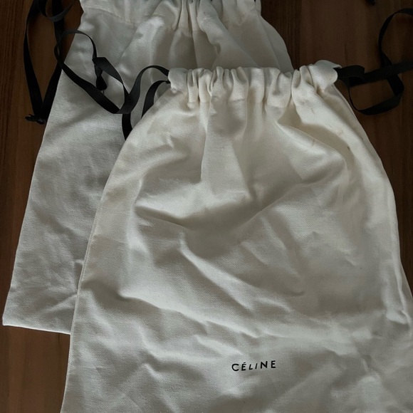 Céline White Dust Bags - Picture 1 of 3